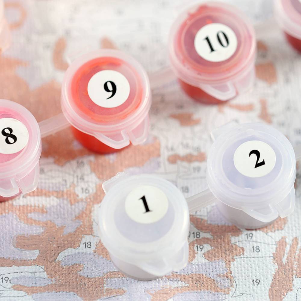 PARÍS-Kit Pintura por Números 30x40 cm, Lienzo montado (Listo para Colgar)