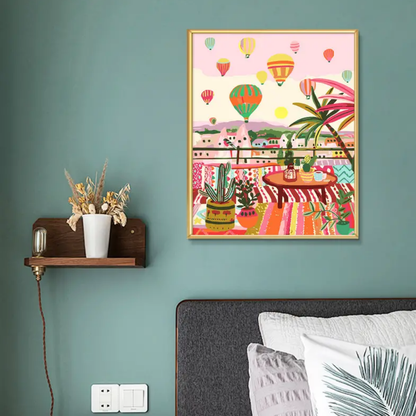 CAPADOCIA-Kit de Pintura por Números 30x40 cm, Lienzo Montado (Listo para Colgar)