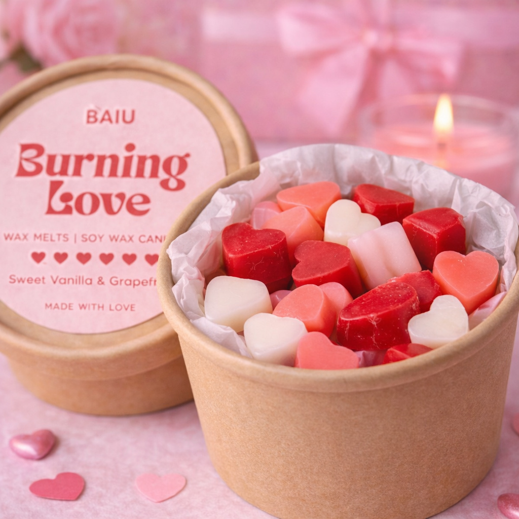 Burning Love Wax Melts – Grapefruit & Sweet Vanilla